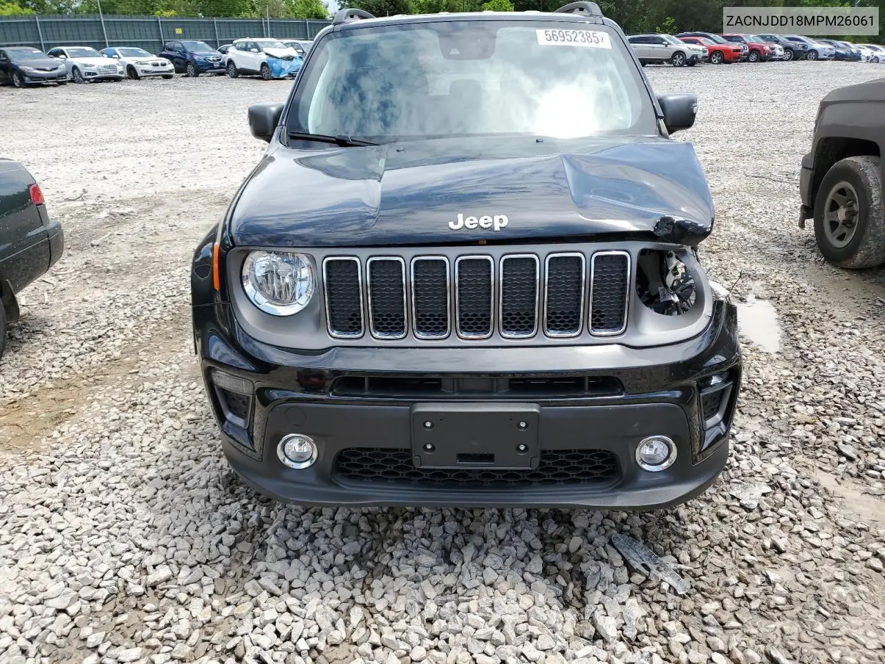 2021 Jeep Renegade Limited VIN: ZACNJDD18MPM26061 Lot: 56952385