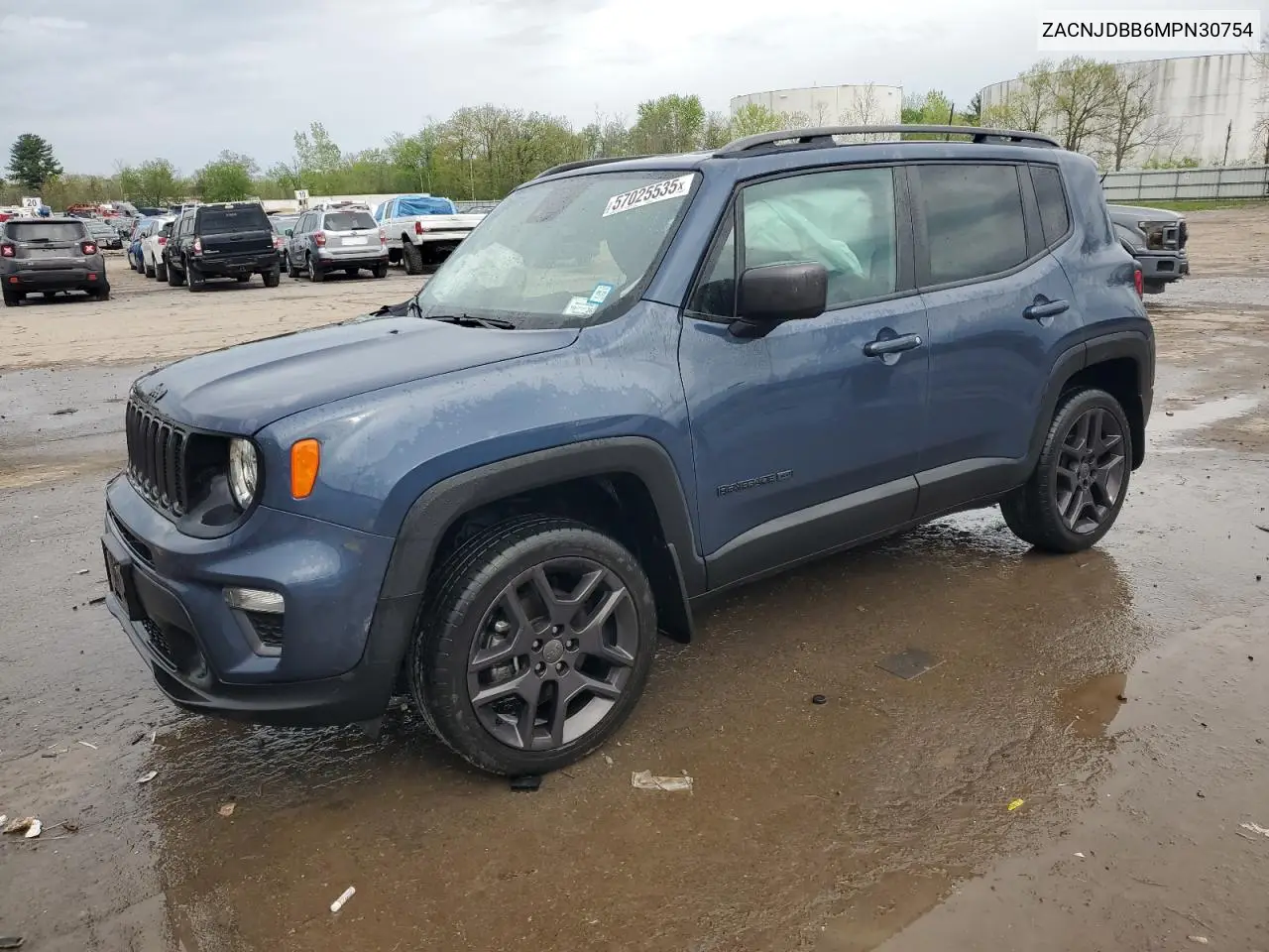 2021 Jeep Renegade Latitude VIN: ZACNJDBB6MPN30754 Lot: 57025535