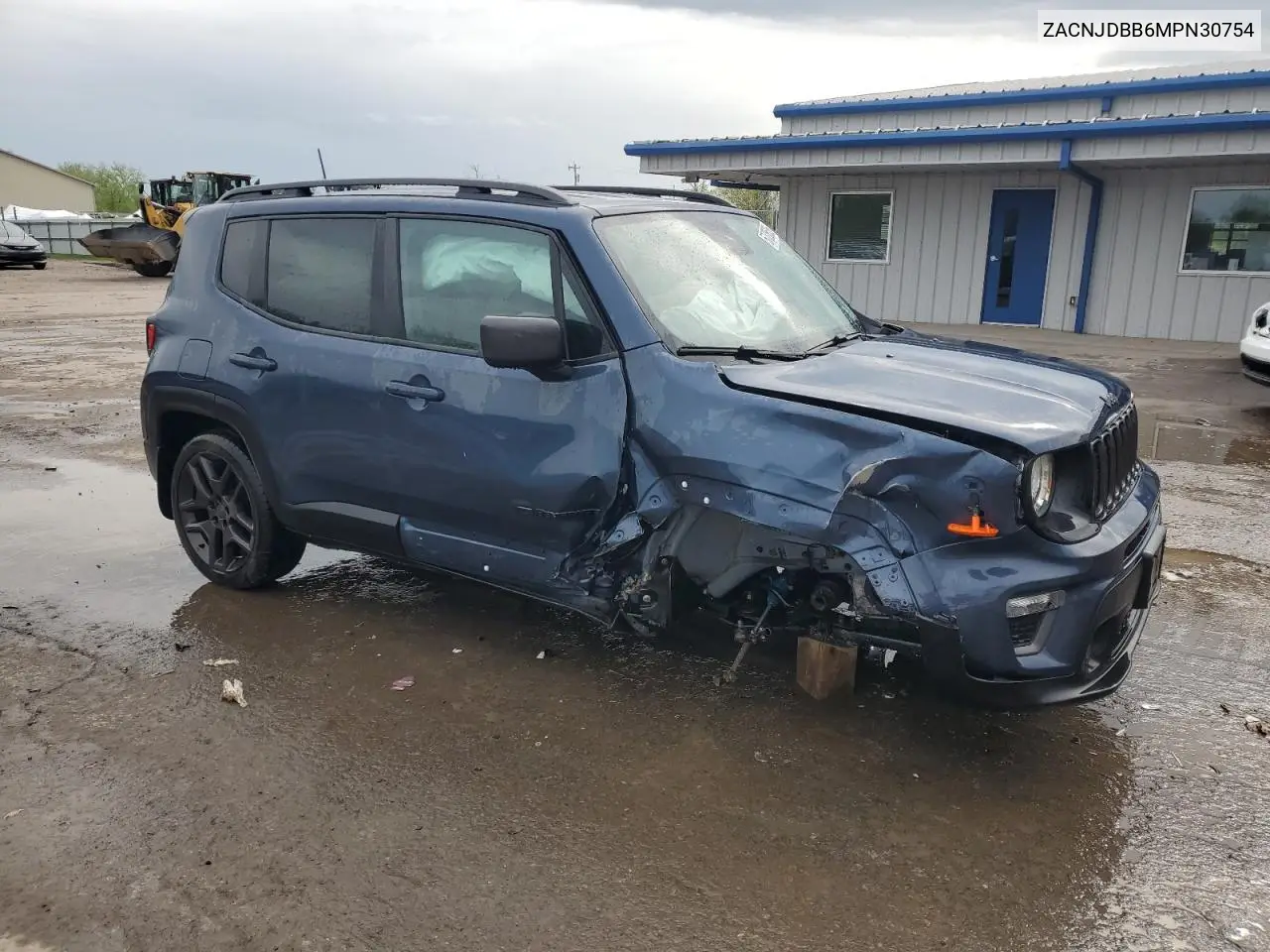 2021 Jeep Renegade Latitude VIN: ZACNJDBB6MPN30754 Lot: 57025535