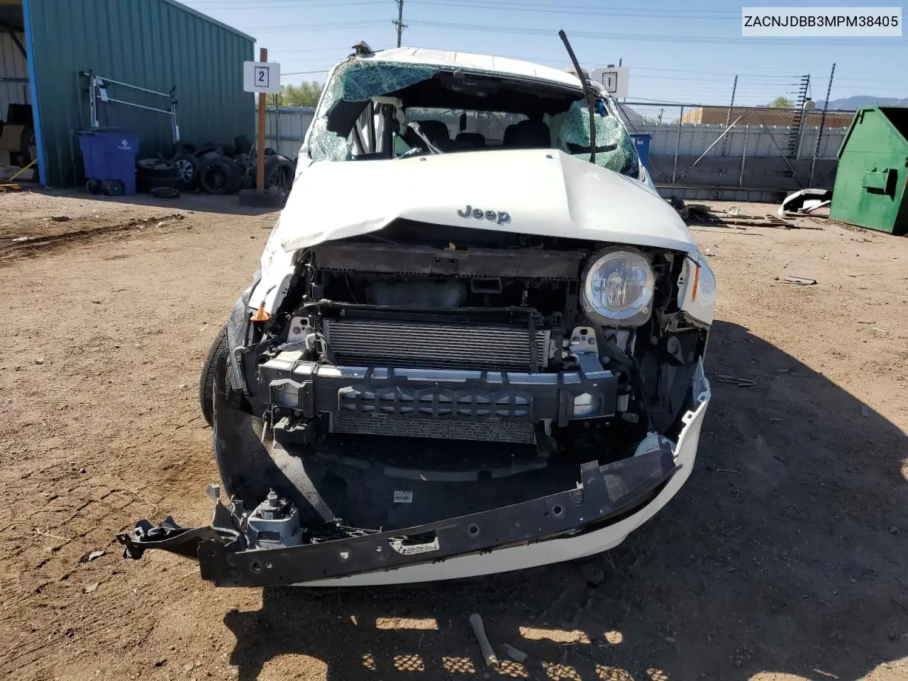 2021 Jeep Renegade Latitude VIN: ZACNJDBB3MPM38405 Lot: 57066995