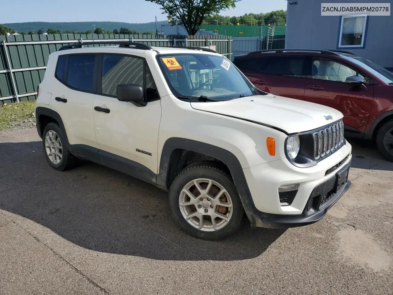 2021 Jeep Renegade Sport VIN: ZACNJDAB5MPM20778 Lot: 61415795