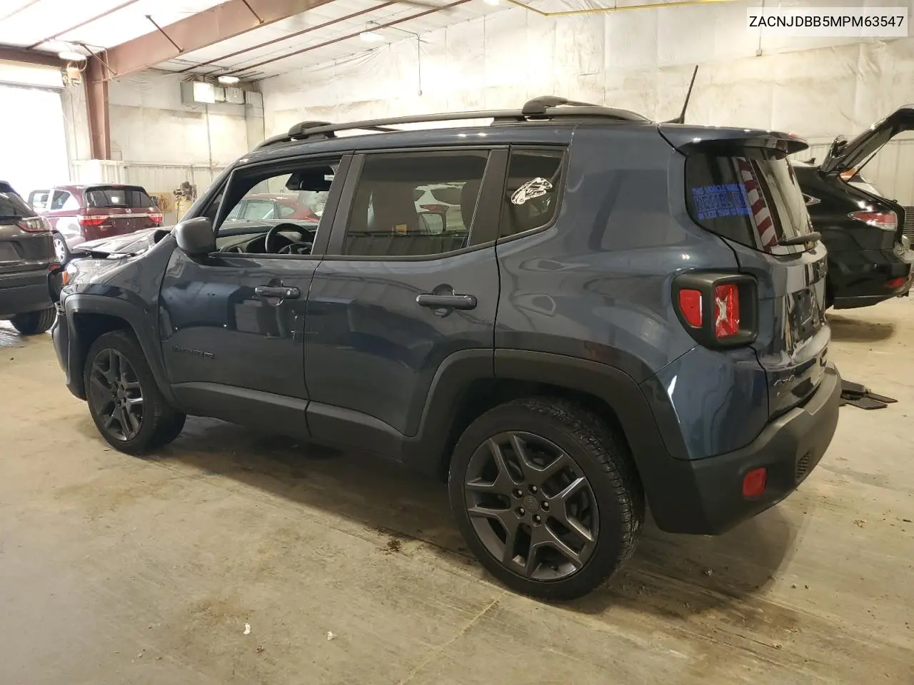 2021 Jeep Renegade Latitude VIN: ZACNJDBB5MPM63547 Lot: 61711265