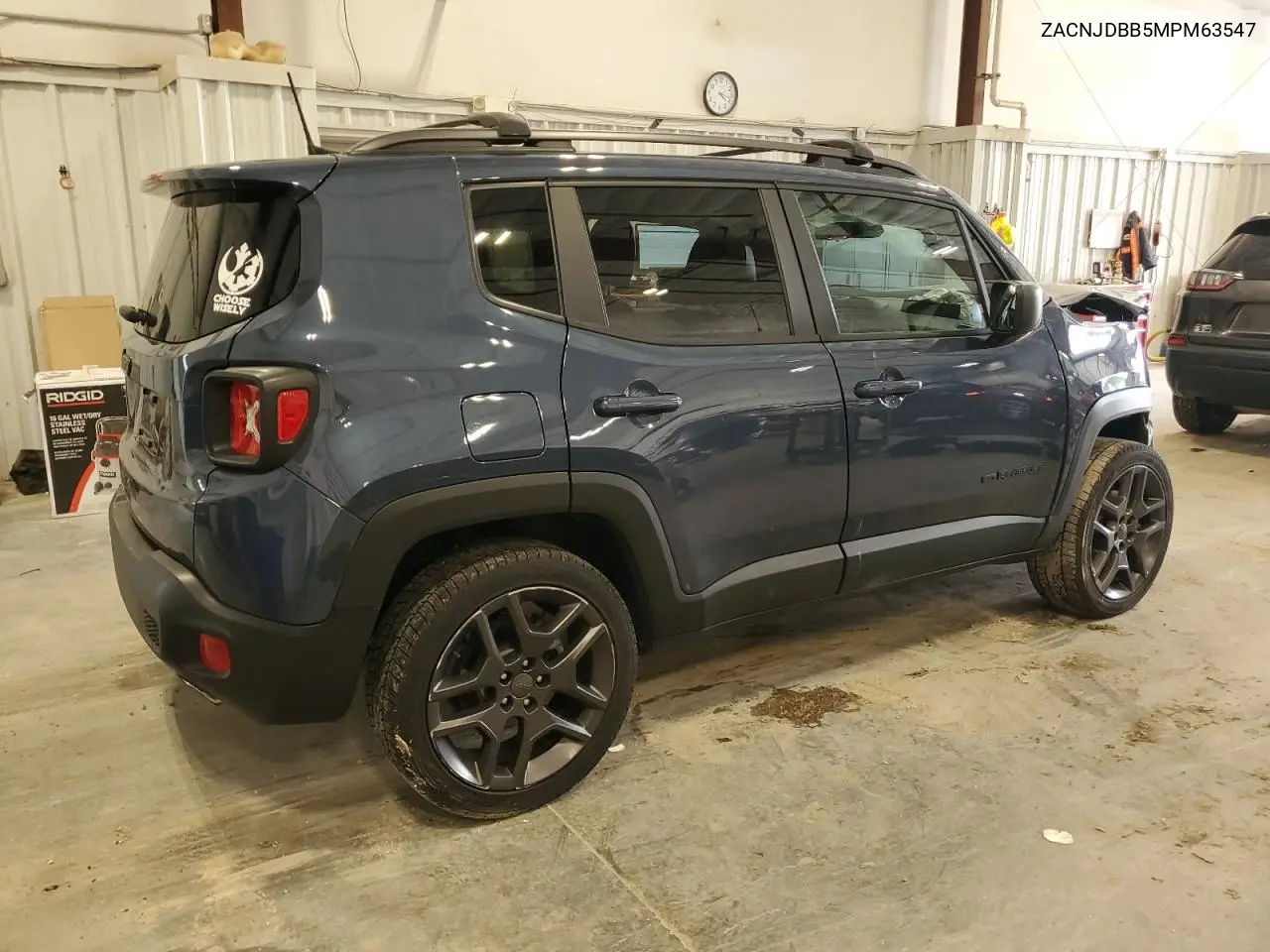 2021 Jeep Renegade Latitude VIN: ZACNJDBB5MPM63547 Lot: 61711265