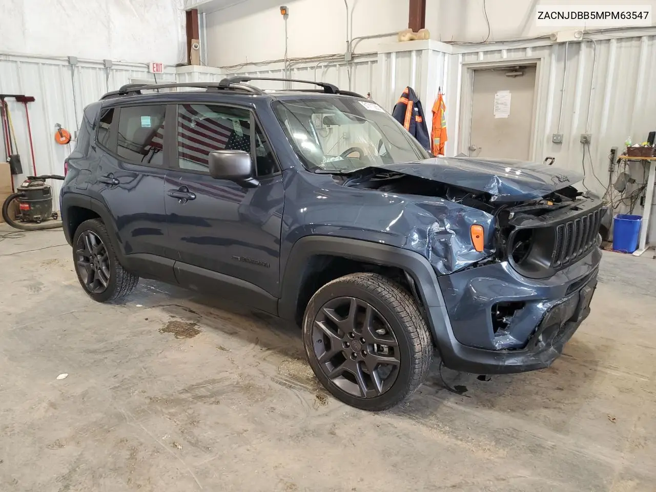 2021 Jeep Renegade Latitude VIN: ZACNJDBB5MPM63547 Lot: 61711265