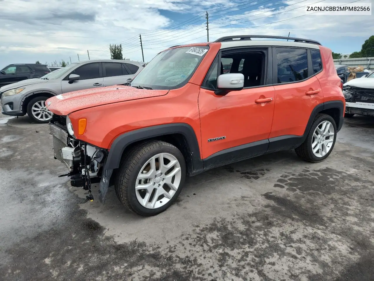 2021 Jeep Renegade Latitude VIN: ZACNJCBB2MPM82566 Lot: 61847525