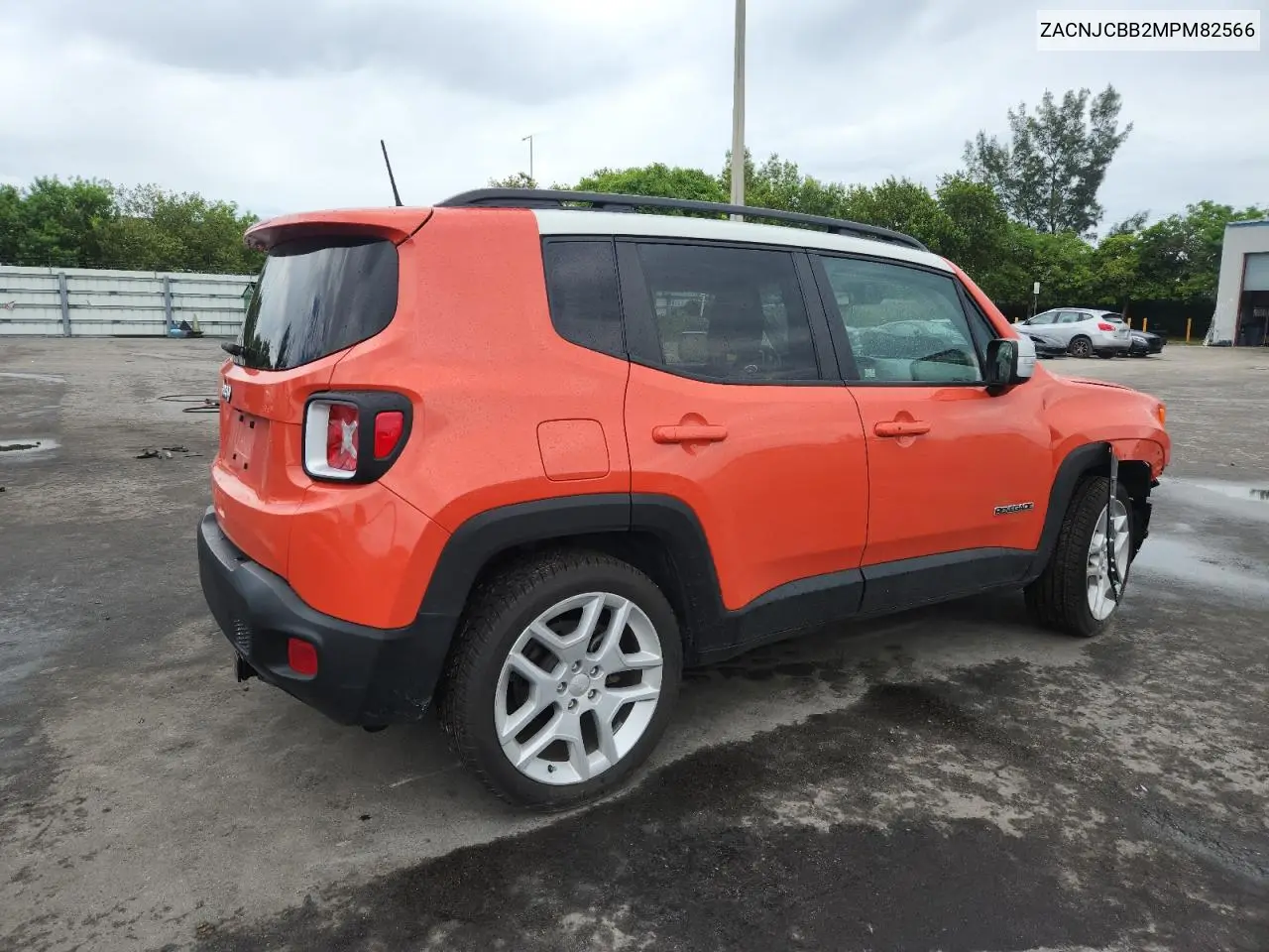 2021 Jeep Renegade Latitude VIN: ZACNJCBB2MPM82566 Lot: 61847525