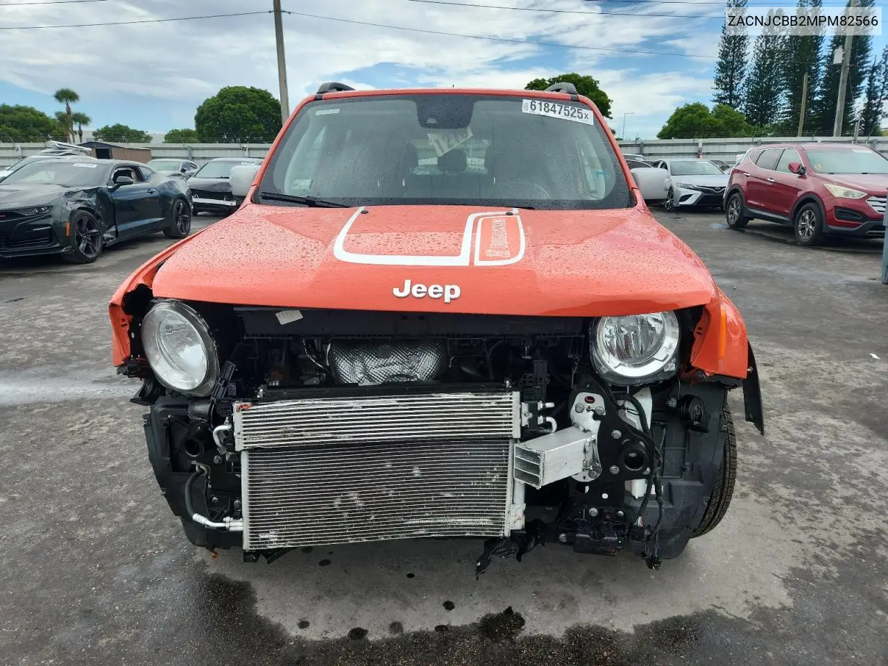 2021 Jeep Renegade Latitude VIN: ZACNJCBB2MPM82566 Lot: 61847525