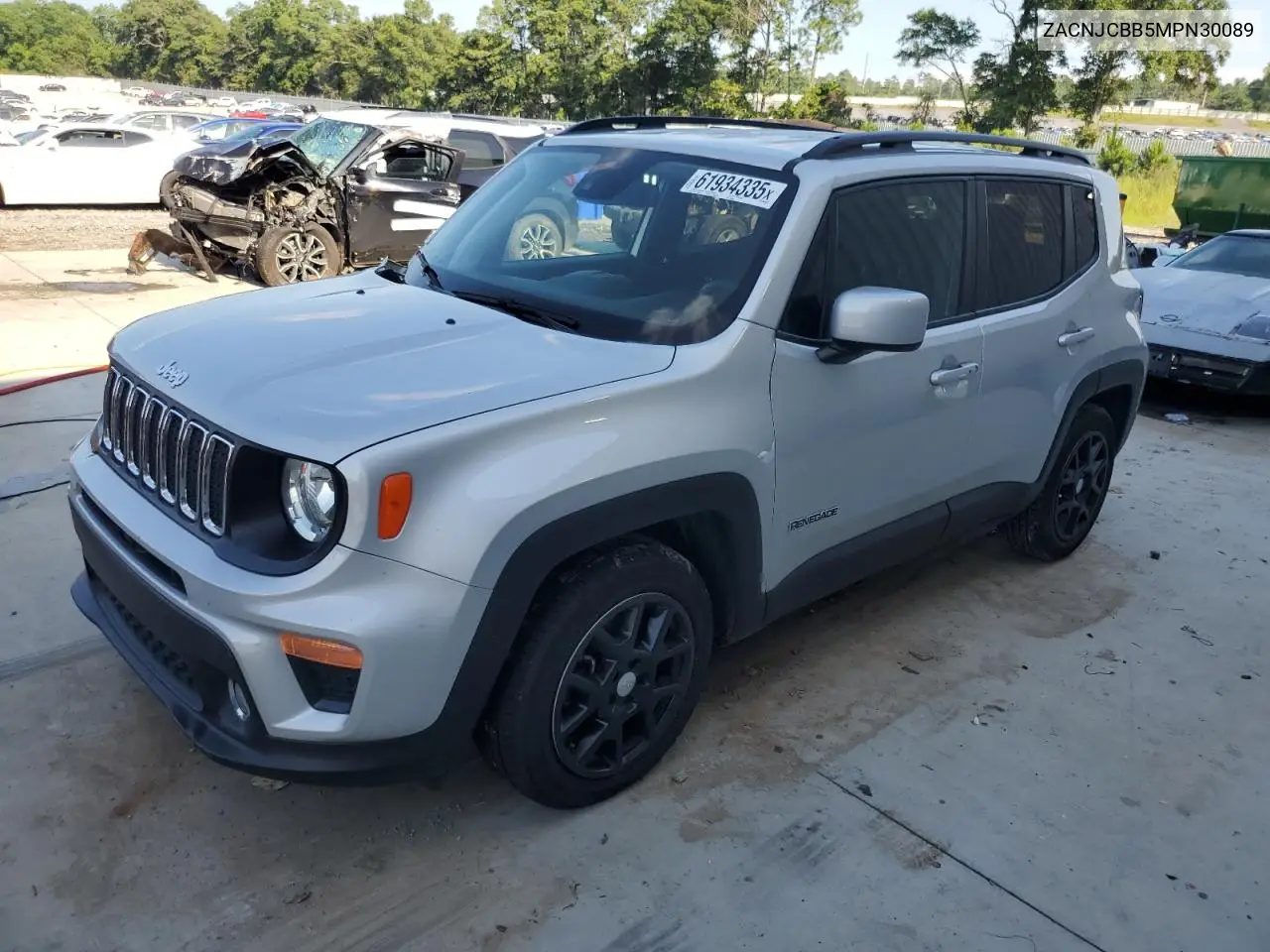 2021 Jeep Renegade Latitude VIN: ZACNJCBB5MPN30089 Lot: 61934335