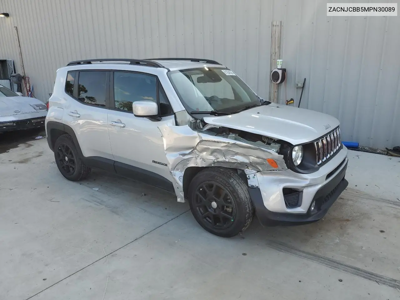 2021 Jeep Renegade Latitude VIN: ZACNJCBB5MPN30089 Lot: 61934335