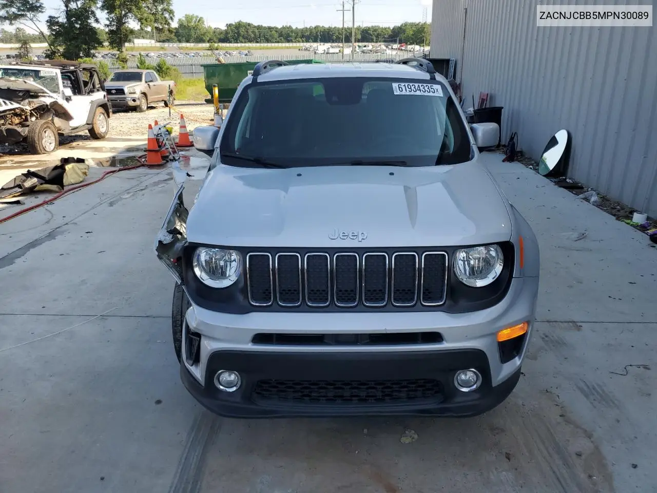 2021 Jeep Renegade Latitude VIN: ZACNJCBB5MPN30089 Lot: 61934335