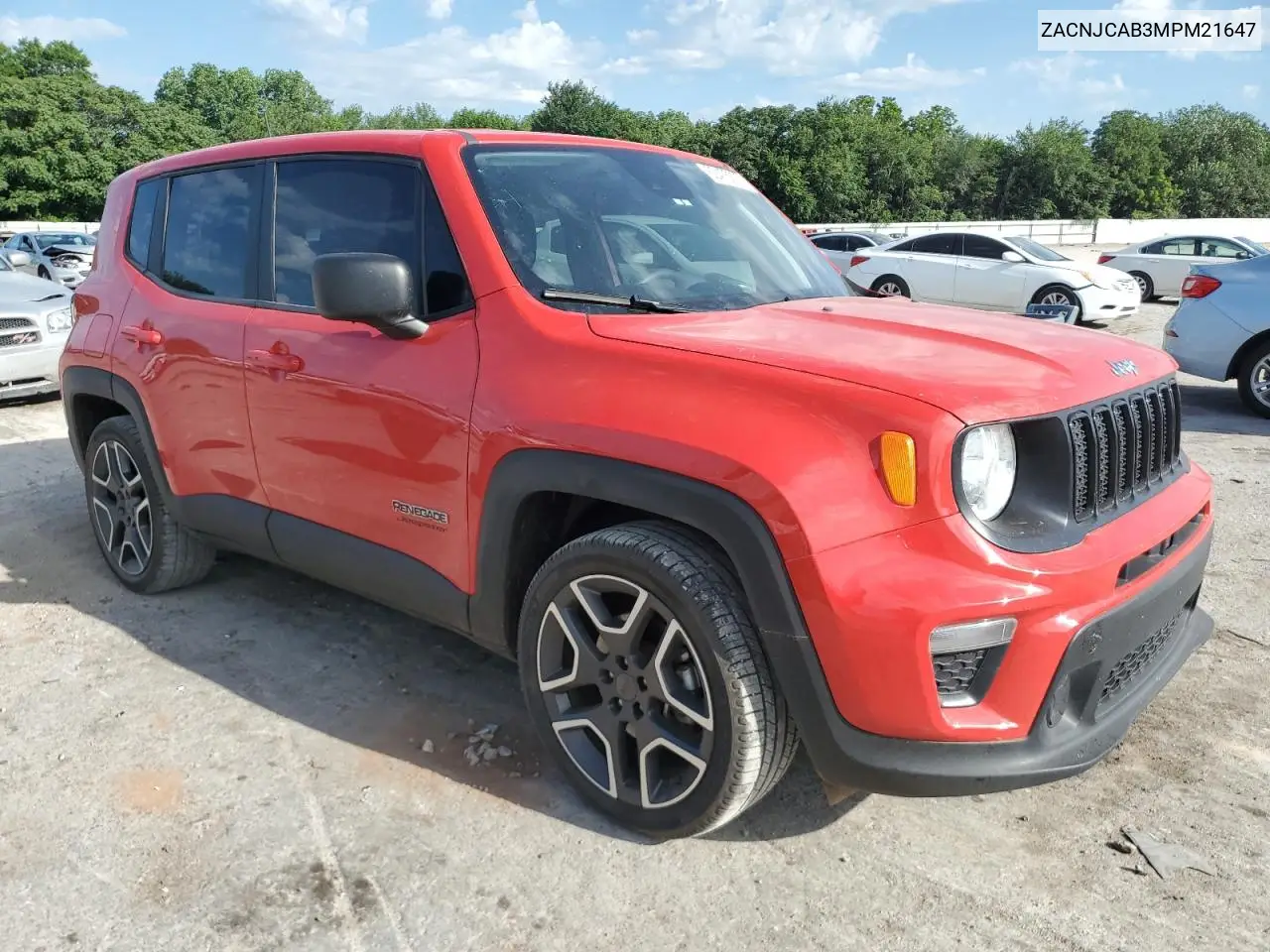 2021 Jeep Renegade Sport VIN: ZACNJCAB3MPM21647 Lot: 62475675
