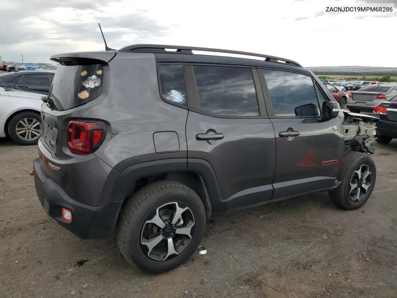 2021 Jeep Renegade Trailhawk VIN: ZACNJDC19MPM68286 Lot: 62586645
