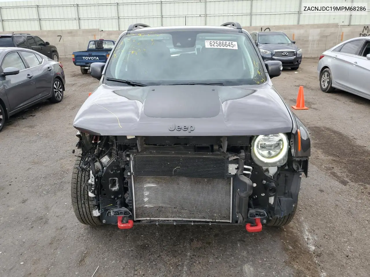 2021 Jeep Renegade Trailhawk VIN: ZACNJDC19MPM68286 Lot: 62586645
