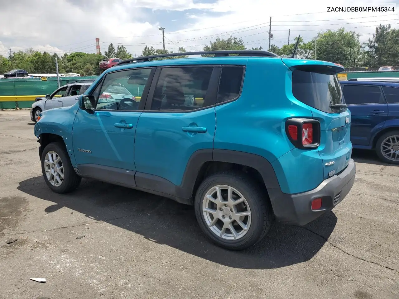 2021 Jeep Renegade Latitude VIN: ZACNJDBB0MPM45344 Lot: 62928625