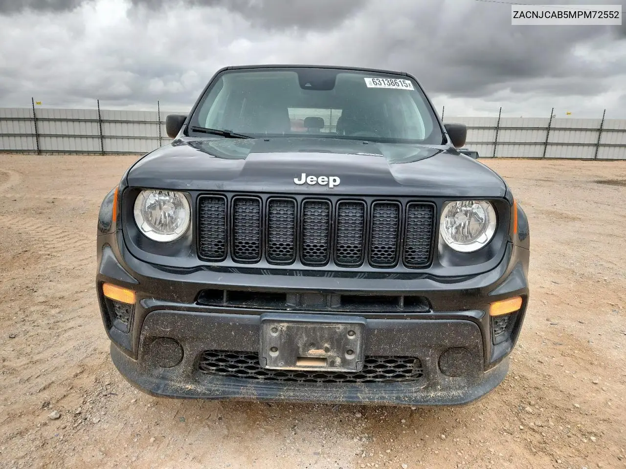 2021 Jeep Renegade Sport VIN: ZACNJCAB5MPM72552 Lot: 63138615