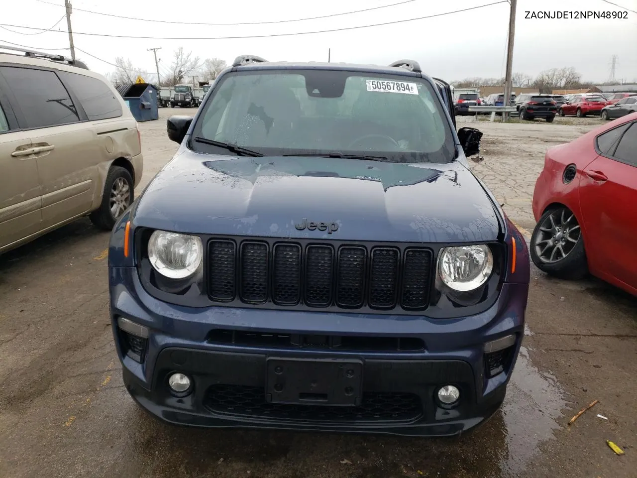 2022 Jeep Renegade Altitude VIN: ZACNJDE12NPN48902 Lot: 50567894