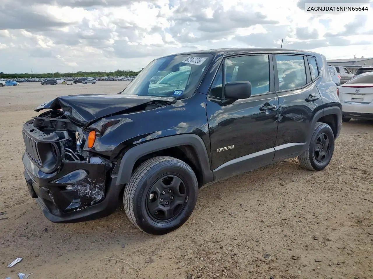 2022 Jeep Renegade Sport VIN: ZACNJDA16NPN65644 Lot: 62510355