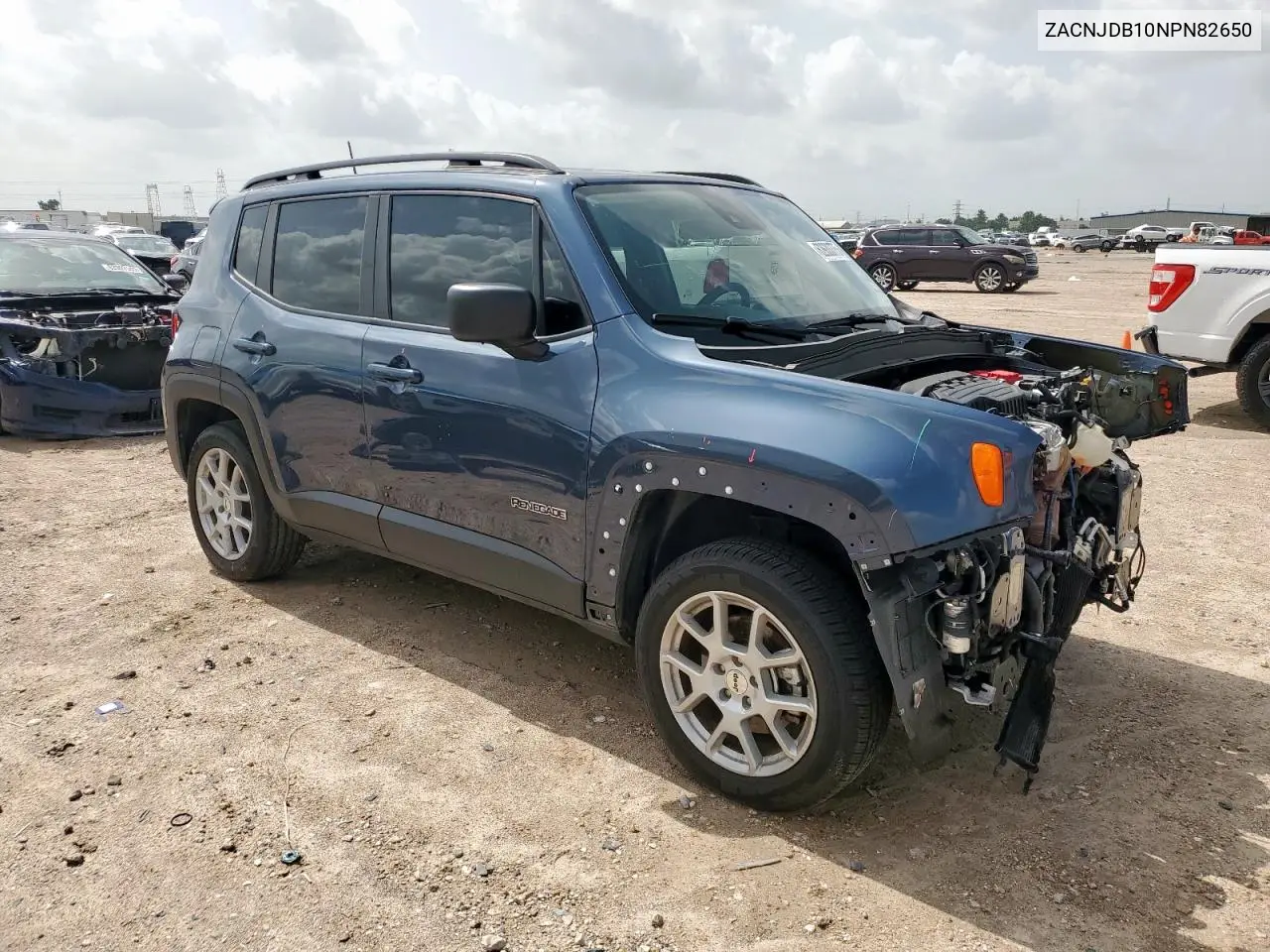 2022 Jeep Renegade Latitude VIN: ZACNJDB10NPN82650 Lot: 62633775