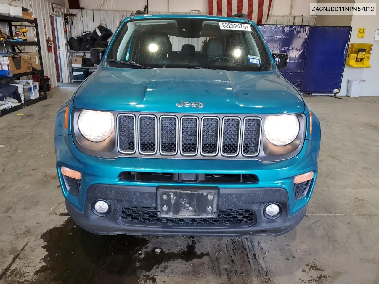 2022 Jeep Renegade Limited VIN: ZACNJDD11NPN57012 Lot: 63289475
