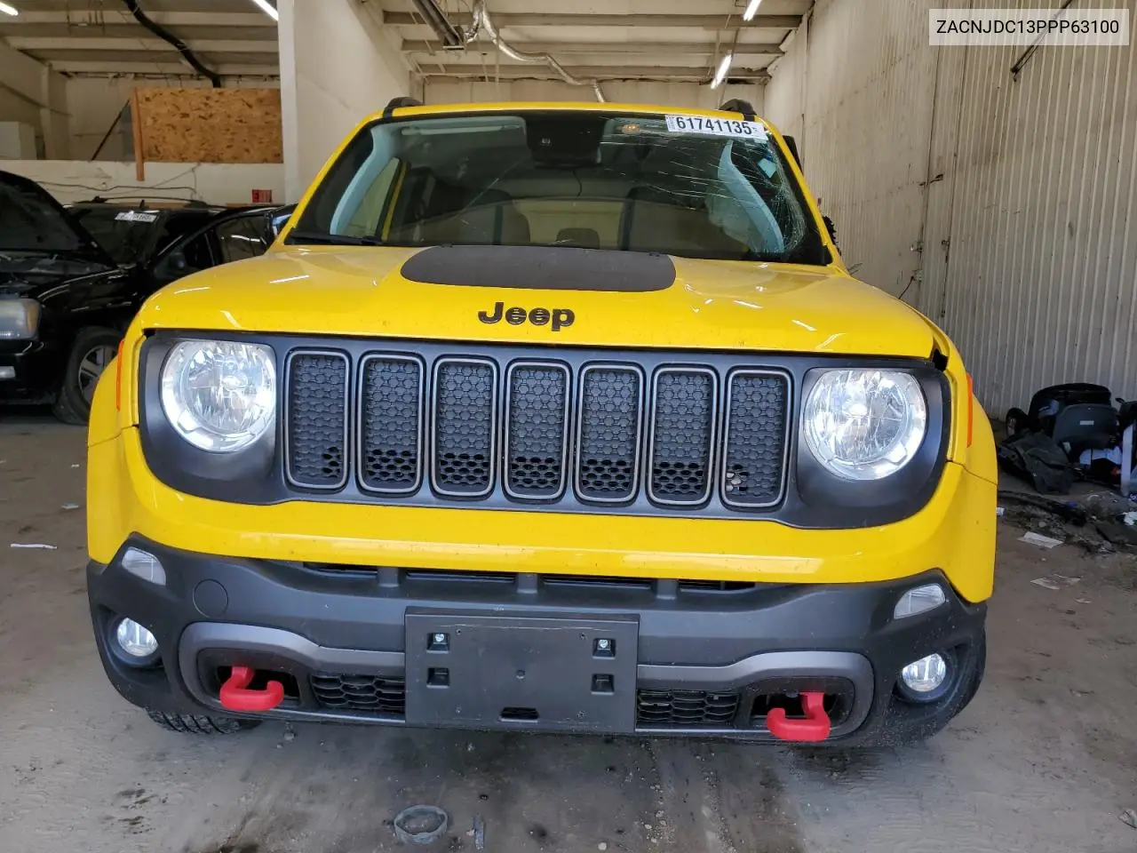 2023 Jeep Renegade Trailhawk VIN: ZACNJDC13PPP63100 Lot: 61741135