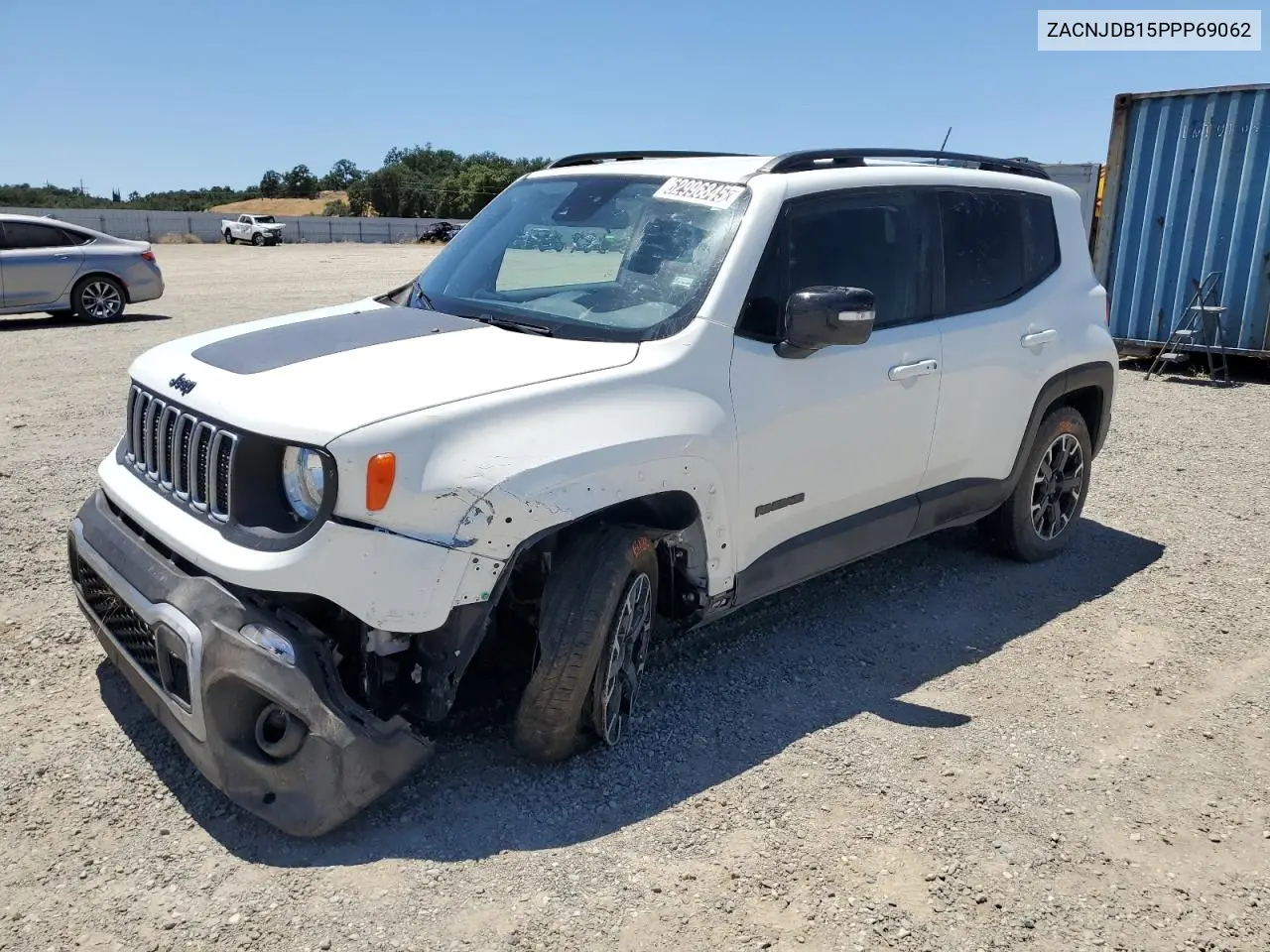 2023 Jeep Renegade Latitude VIN: ZACNJDB15PPP69062 Lot: 62996845