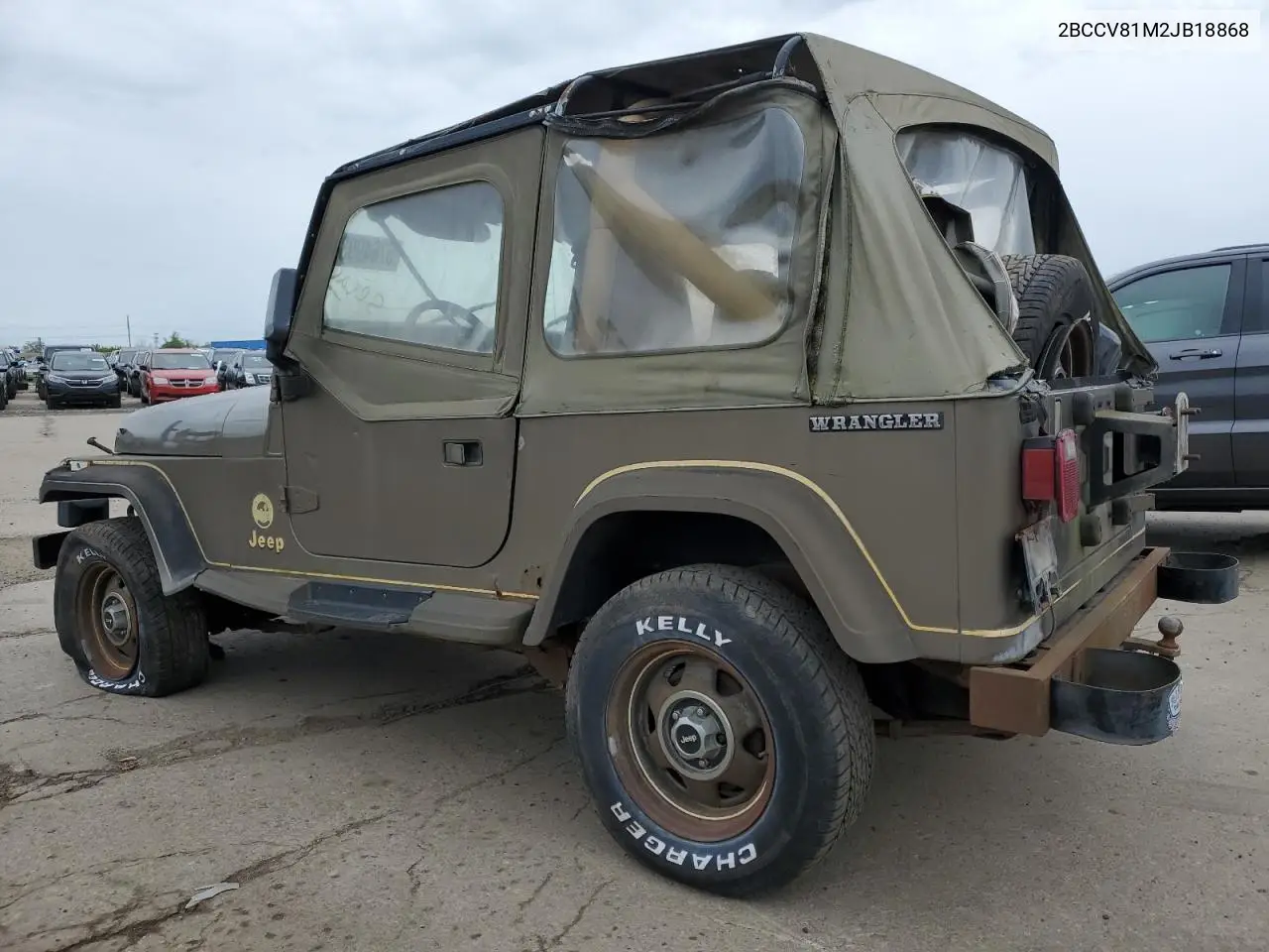 1988 Jeep Wrangler Sahara VIN: 2BCCV81M2JB18868 Lot: 57649935