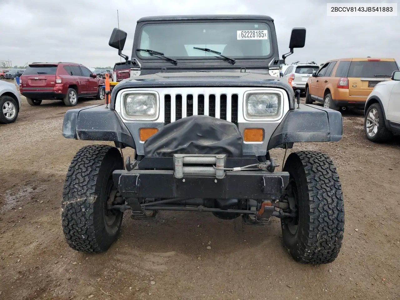 1988 Jeep Wrangler Laredo VIN: 2BCCV8143JB541883 Lot: 62228185