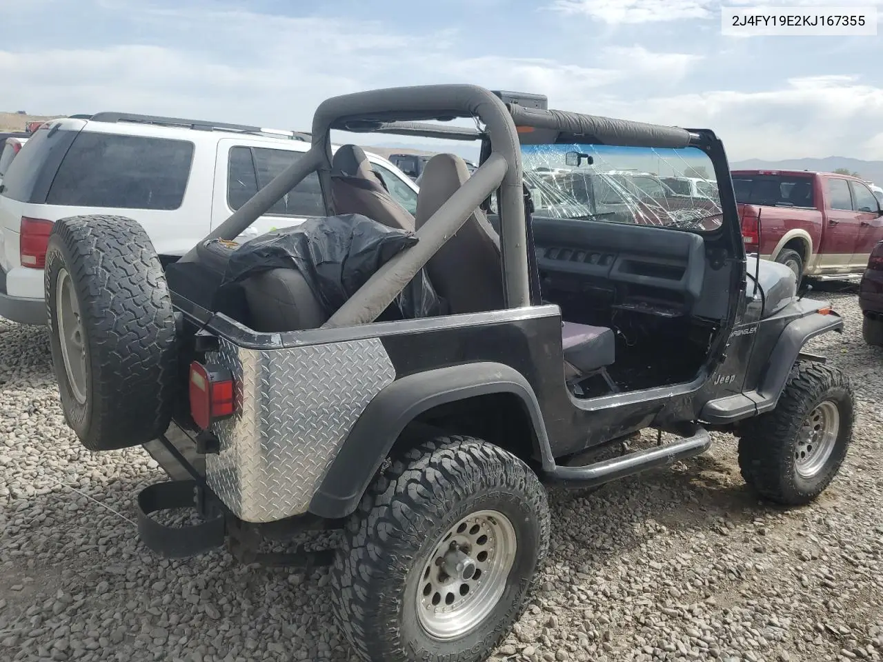 1989 Jeep Wrangler / Yj VIN: 2J4FY19E2KJ167355 Lot: 60575455