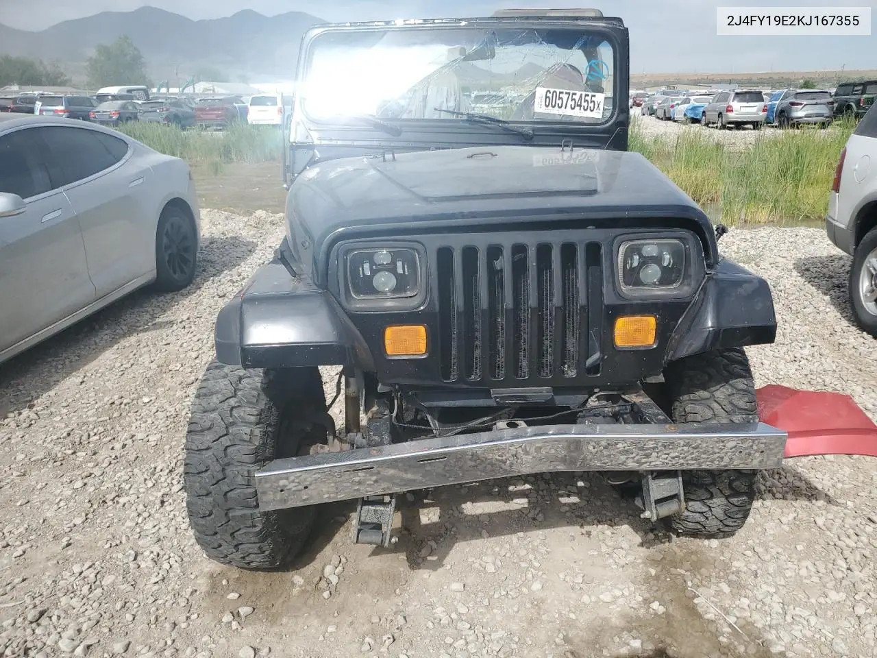 1989 Jeep Wrangler / Yj VIN: 2J4FY19E2KJ167355 Lot: 60575455