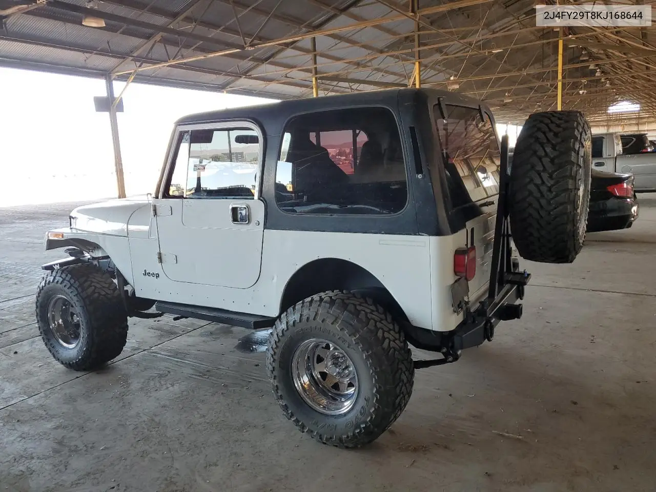 1989 Jeep Wrangler / Yj VIN: 2J4FY29T8KJ168644 Lot: 66119895