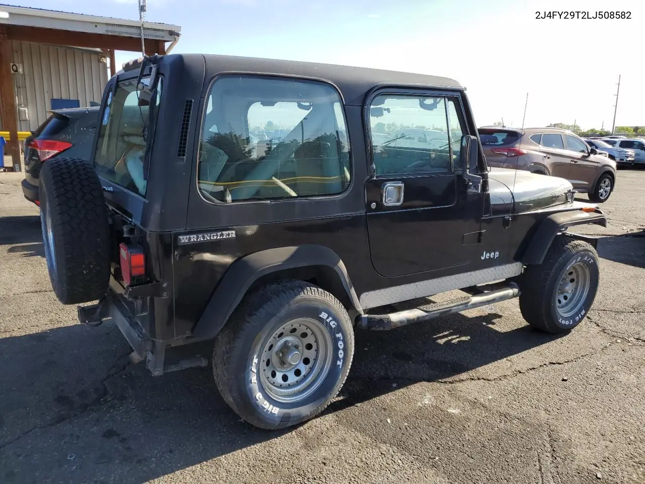 1990 Jeep Wrangler / Yj VIN: 2J4FY29T2LJ508582 Lot: 55752555