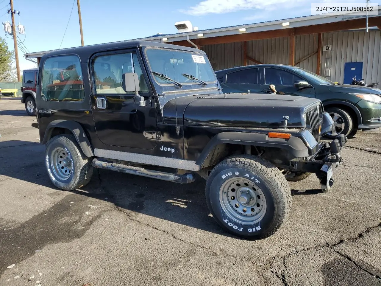 1990 Jeep Wrangler / Yj VIN: 2J4FY29T2LJ508582 Lot: 55752555