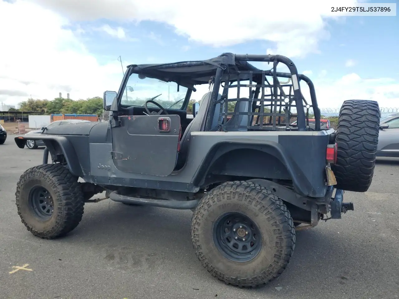 1990 Jeep Wrangler / Yj VIN: 2J4FY29T5LJ537896 Lot: 57021295