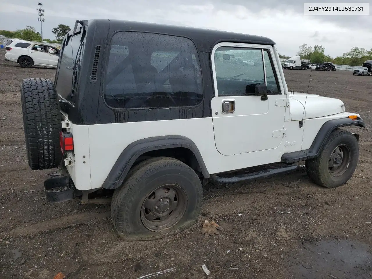 1990 Jeep Wrangler / Yj VIN: 2J4FY29T4LJ530731 Lot: 57488035