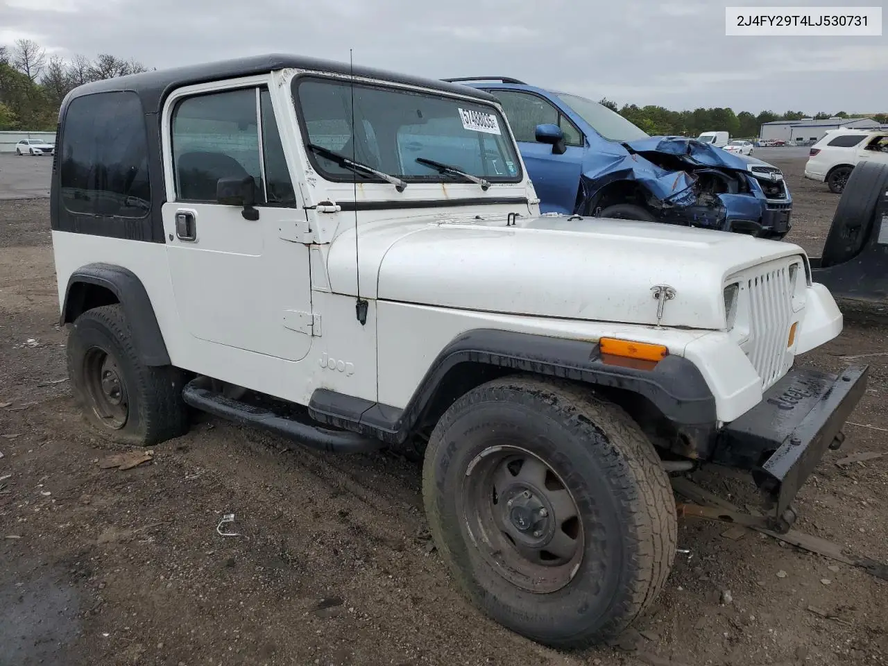 1990 Jeep Wrangler / Yj VIN: 2J4FY29T4LJ530731 Lot: 57488035