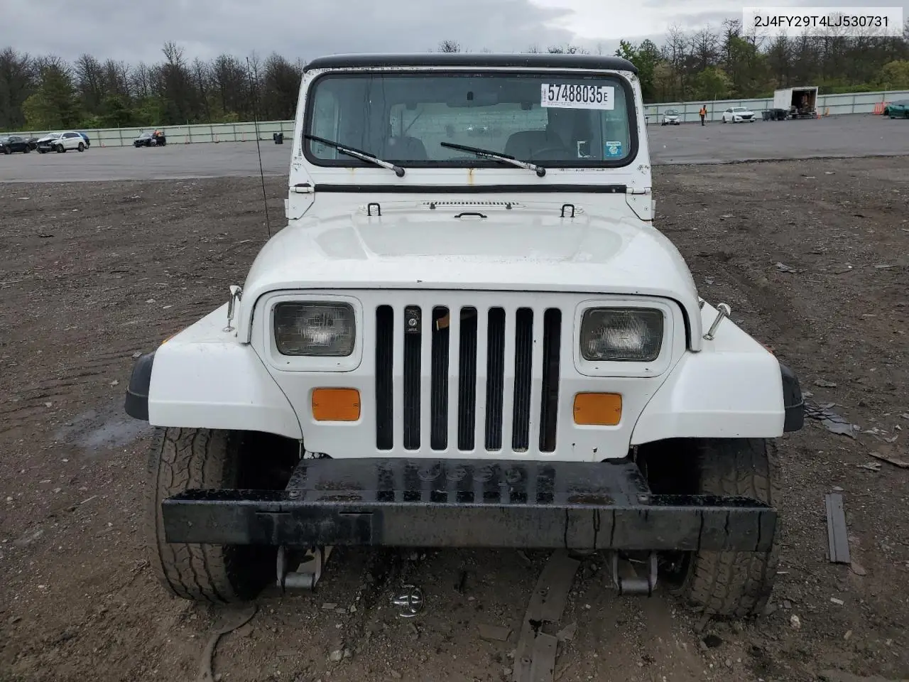 1990 Jeep Wrangler / Yj VIN: 2J4FY29T4LJ530731 Lot: 57488035