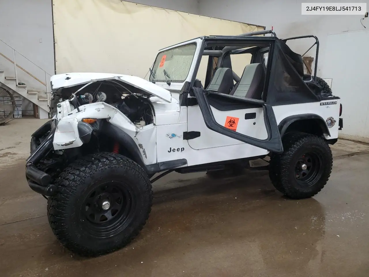 1990 Jeep Wrangler / Yj S VIN: 2J4FY19E8LJ541713 Lot: 60809655
