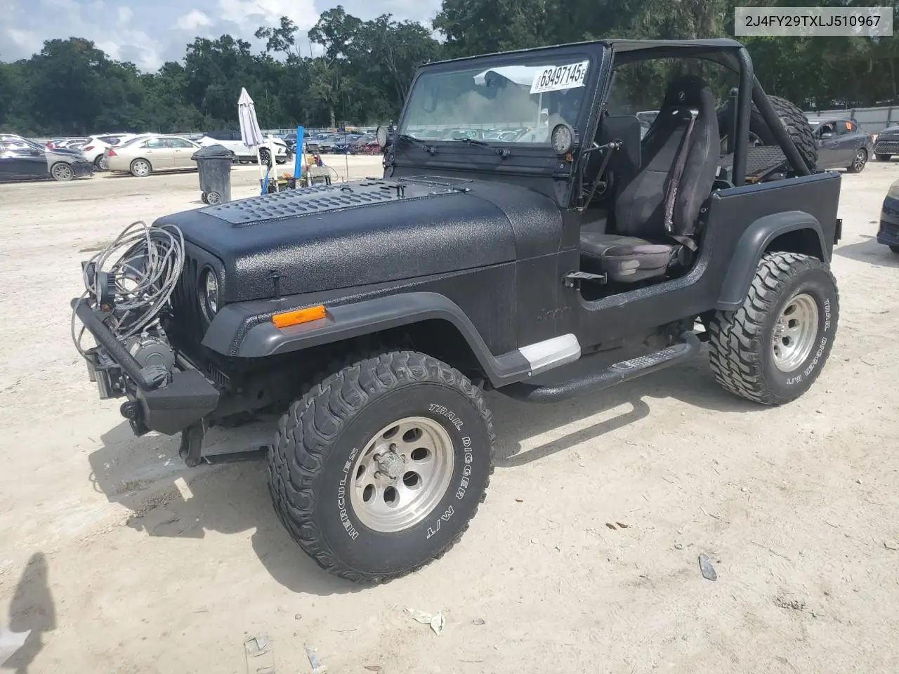 1990 Jeep Wrangler / Yj VIN: 2J4FY29TXLJ510967 Lot: 63497145