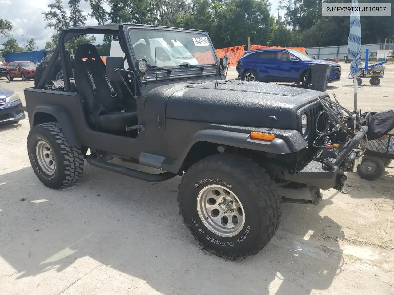 1990 Jeep Wrangler / Yj VIN: 2J4FY29TXLJ510967 Lot: 63497145