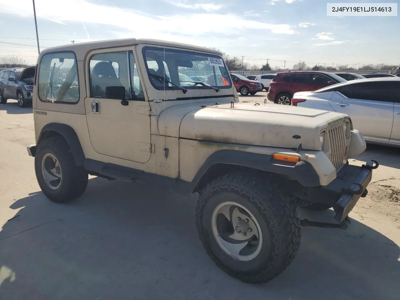 1990 Jeep Wrangler / Yj S VIN: 2J4FY19E1LJ514613 Lot: 88659635