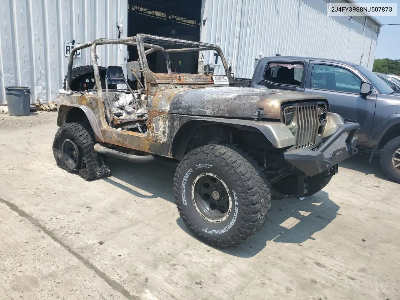 1992 Jeep Wrangler / Yj Islander VIN: 2J4FY39S8NJ507873 Lot: 59502255