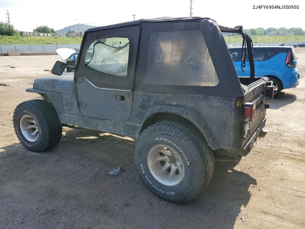 1992 Jeep Wrangler / Yj Renegade VIN: 2J4FY69S4NJ550950 Lot: 62849315
