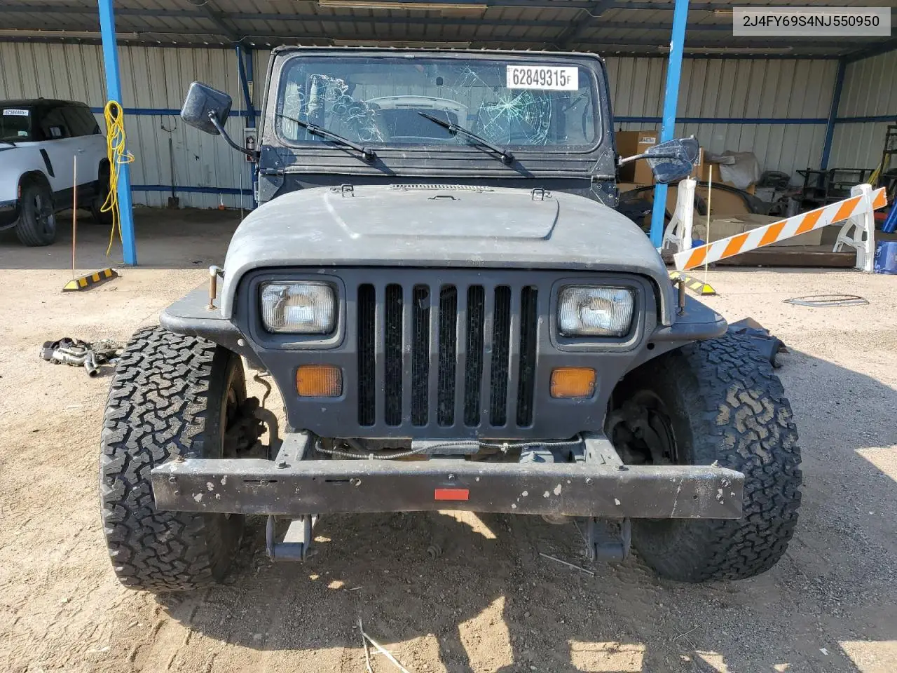 1992 Jeep Wrangler / Yj Renegade VIN: 2J4FY69S4NJ550950 Lot: 62849315