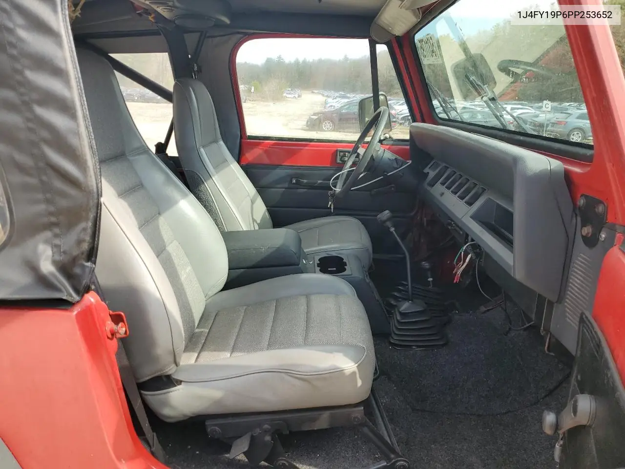 1993 Jeep Wrangler / Yj S VIN: 1J4FY19P6PP253652 Lot: 54311795
