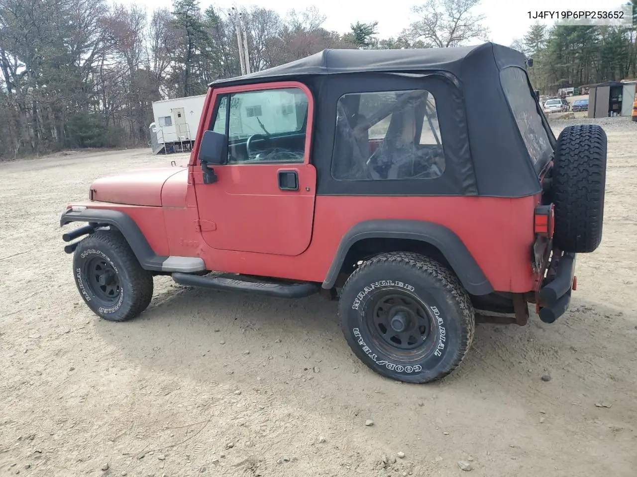 1993 Jeep Wrangler / Yj S VIN: 1J4FY19P6PP253652 Lot: 54311795
