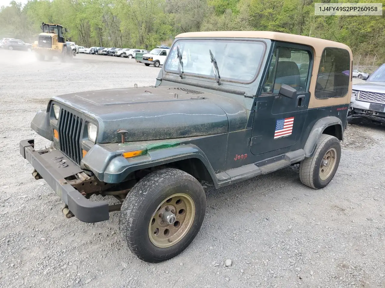 1993 Jeep Wrangler / Yj Sahara VIN: 1J4FY49S2PP260958 Lot: 55181715
