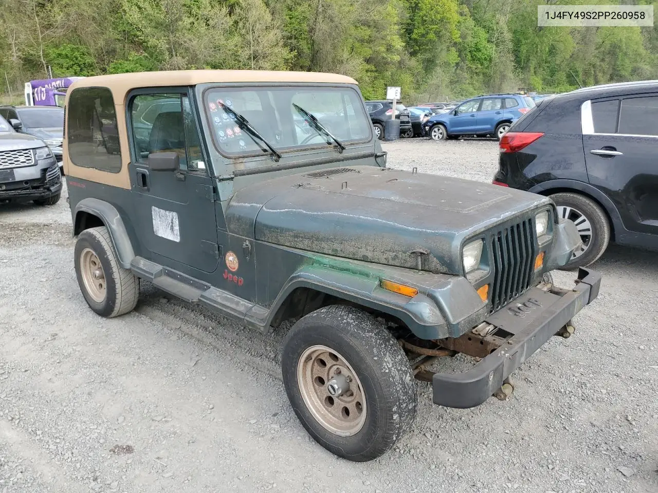 1993 Jeep Wrangler / Yj Sahara VIN: 1J4FY49S2PP260958 Lot: 55181715