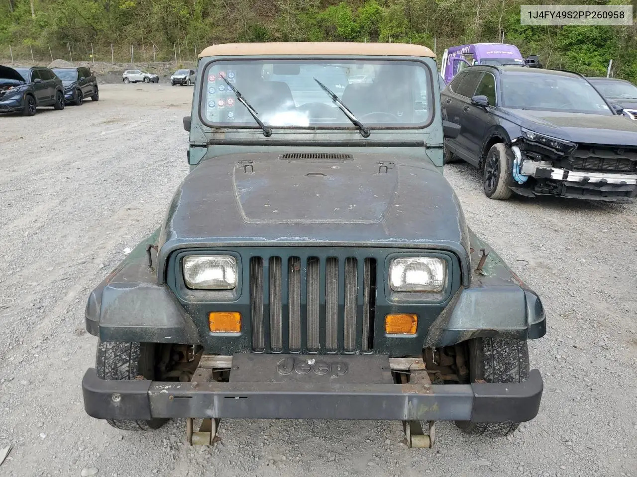 1993 Jeep Wrangler / Yj Sahara VIN: 1J4FY49S2PP260958 Lot: 55181715