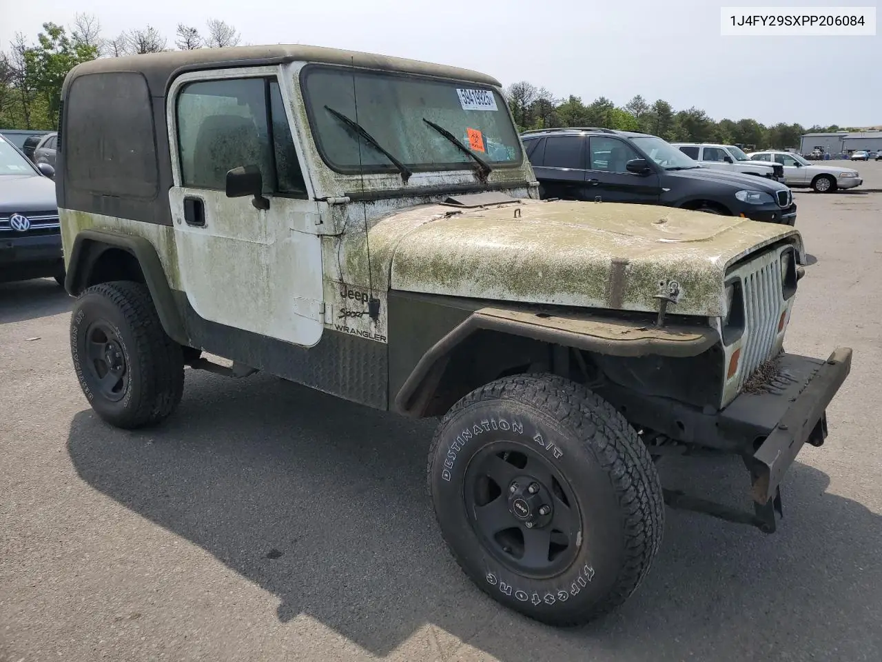 1993 Jeep Wrangler / Yj VIN: 1J4FY29SXPP206084 Lot: 59419925