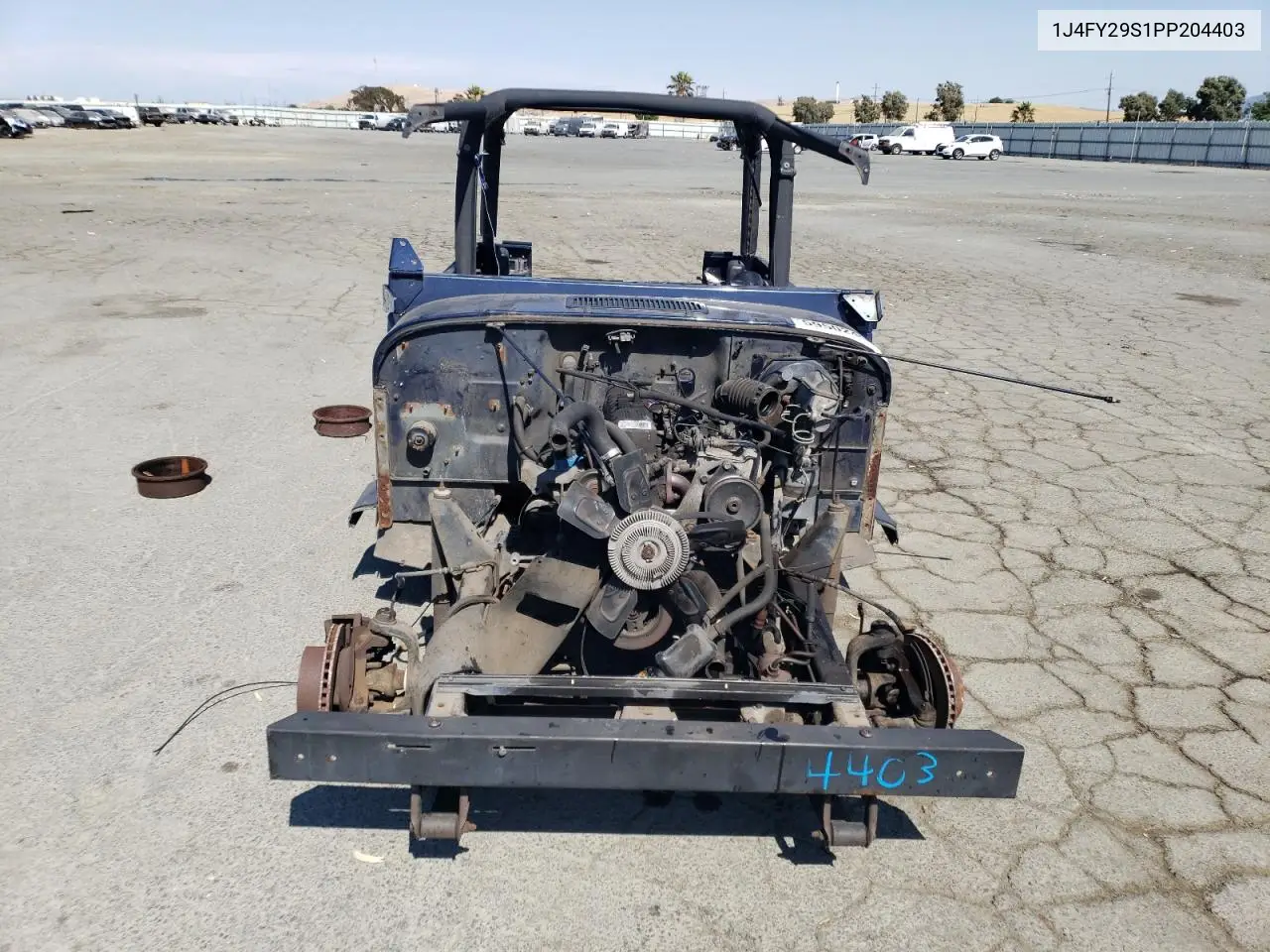 1993 Jeep Wrangler / Yj VIN: 1J4FY29S1PP204403 Lot: 59502405